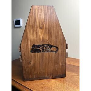 SEAHAWKS!!!! SUPER BOWL!!! - Wood caddy with team logo